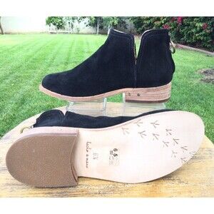 Beek Falcon Size 6.5 Black Suede Leather Ankle Boots Womens $395